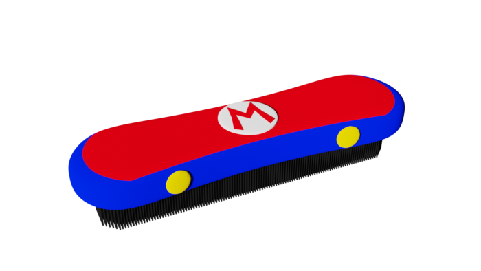 A Mario themed brush.